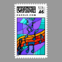 Hip Hop Music Stamp