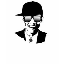 Hip Hop Obama T-shirt by Frobama Hip Hop Obama T-shirt