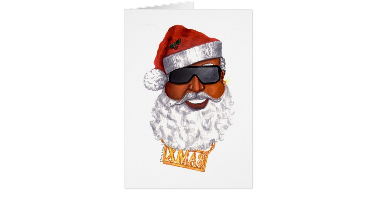 hip hop santa card zazzle hip hop santa card zazzle
