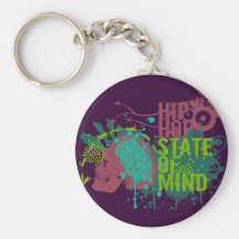 Hip Hop State of Mind Key Chain