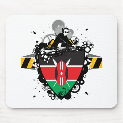 Hip Kenya Mouse Pads by teyes143