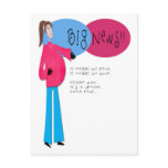 Hip Mama Pregnancy Announcement Postcards