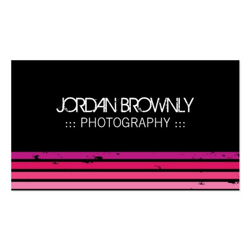 Hip Photographer Business Cards