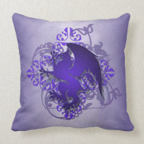 Hip Urban Fantasy Purple Griffin Pillow