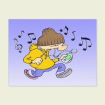 HipHop Gangsta Postcard