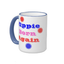 Hippie Born Again Peace Mug