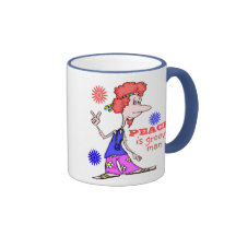 Hippie Born Again Peace Mug