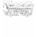 Hippie Bus Sustainable Shirt by LoseYourCool Hippie Bus Sustainable Shirt