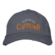 Hippie Camper Embroidery Hat Embroidered Baseball Cap