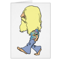 Hippie Greeting Cards