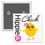 Hippie Chick 2 buttons