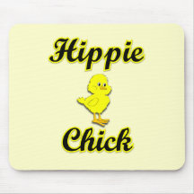 Hippie Chick Mousepads