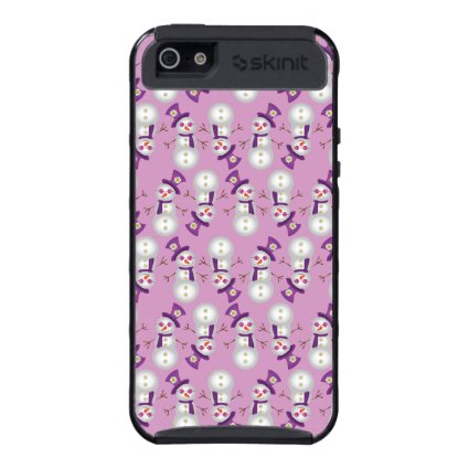 Hippie Christmas Snowman Pattern Cases For iPhone 5