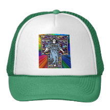 HIPPIE CROSS TRUCKER HAT