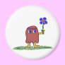 Hippie Dippy Flower Magnet