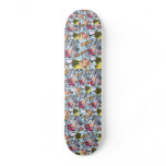 Hippie flower girl painting Skateboards