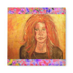 hippie girl drip magnets