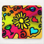 hippie grafitti mousepads