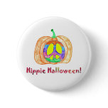 Hippie Halloween! Button