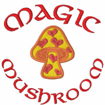 Hippie Hearts Mushroom Magic Mushroom embroidered shirts by silly_strings Hippie Hearts Mushroom Magic Mushroom embroidered shirts