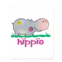 hippie hippo posters