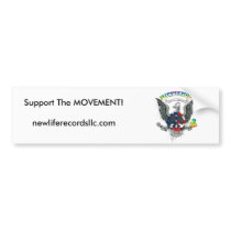 Hippie Hop Bumper Sticker