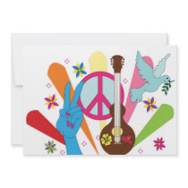 hippie invitation
