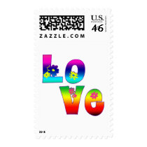 Hippie LOVE postage by greenbaby Hippie LOVE postage