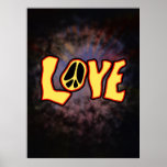 Hippie Love Print