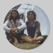 Hippie & Mother Tipi Magnet magnets