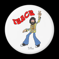 Hippie Peace magnets
