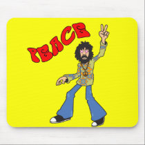 Hippie Peace mousepads