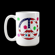 Hippie Peace mugs
