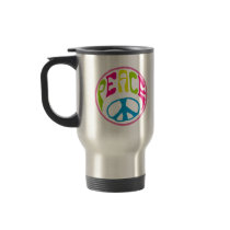 Hippie Peace Sign Coffee Mug