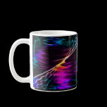 Hippie pink and purple love peace mugs
