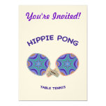 Hippie Pong Ping Pong Card