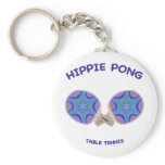 Hippie Pong Ping Pong Keychains