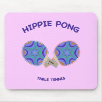Hippie Pong Ping Pong Mousepads