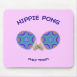 Hippie Pong Ping Pong Mousepads