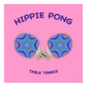Hippie Pong Ping Pong Print