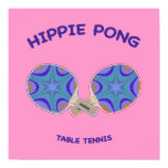 Hippie Pong Ping Pong Print