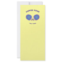 Hippie Pong Ping Pong Rack Card Template