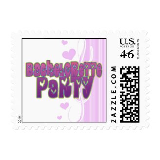 Real Bachelorette Bridal Shower Postage Stamps Real Bachelorette Bridal Shower Postage Stamps