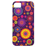 Hippie Purple Rainbow Flowers iPhone 5 Case