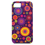 Hippie Purple Rainbow Flowers iPhone 5 Covers