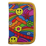 Hippie Rainbow Pattern Folio Planners