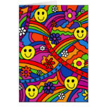 Hippie Rainbow Pattern Greeting Card