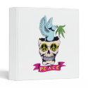 hippie retro peace skull vector art