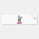 hippie retro peace skull vector art bumper stickers