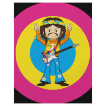 Hippie Rock Star with Guitar Custom Flyer